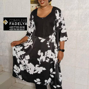 Ensemble bas large en soi - noir blanc