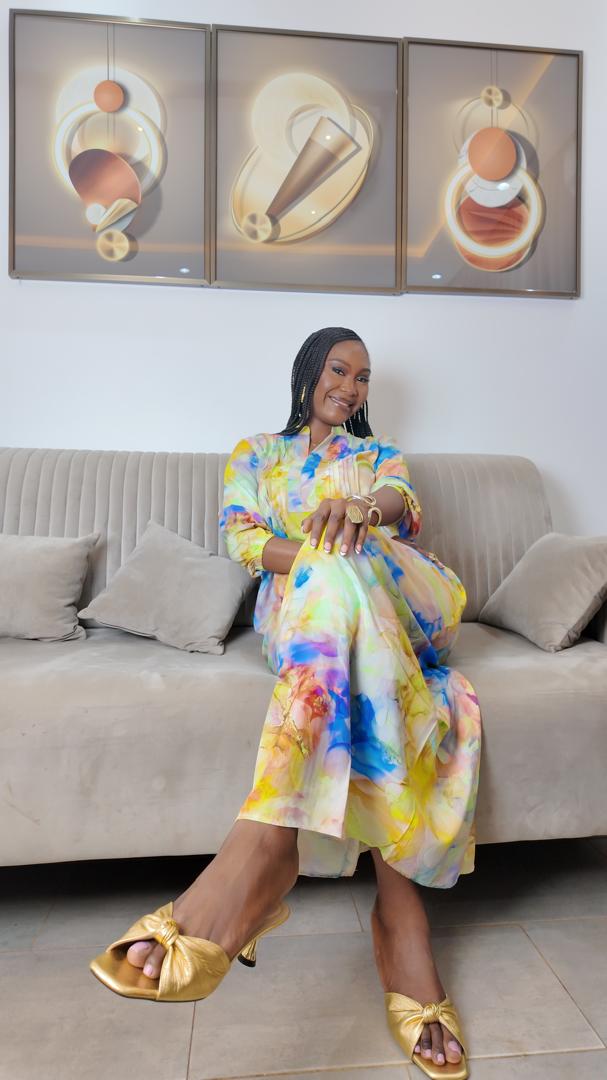Robe coton multicolore