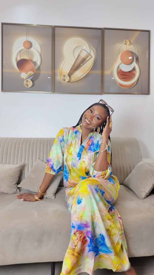 Robe coton multicolore – Image 3