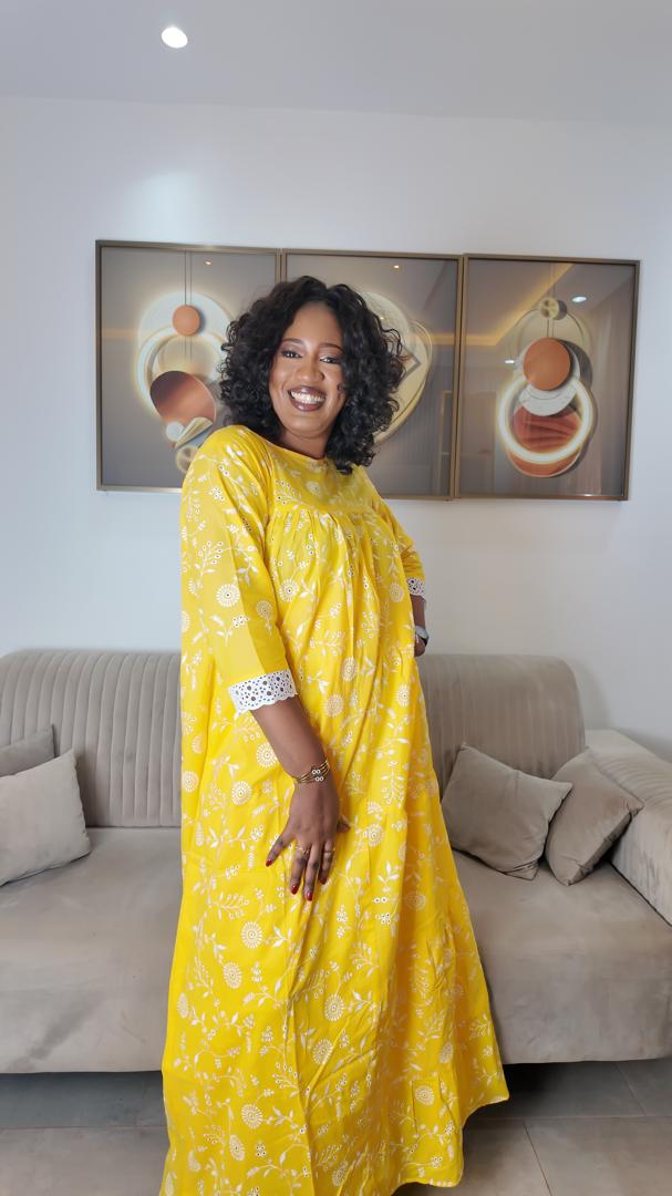 Robe en Brodé