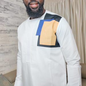 Chemise africaine blanche L/XL